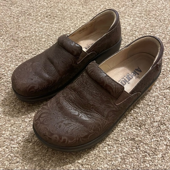 Alegria By PG Lite Leather Kel-433 Shoes Tooled Leather size 37 - Picture 2 of 7